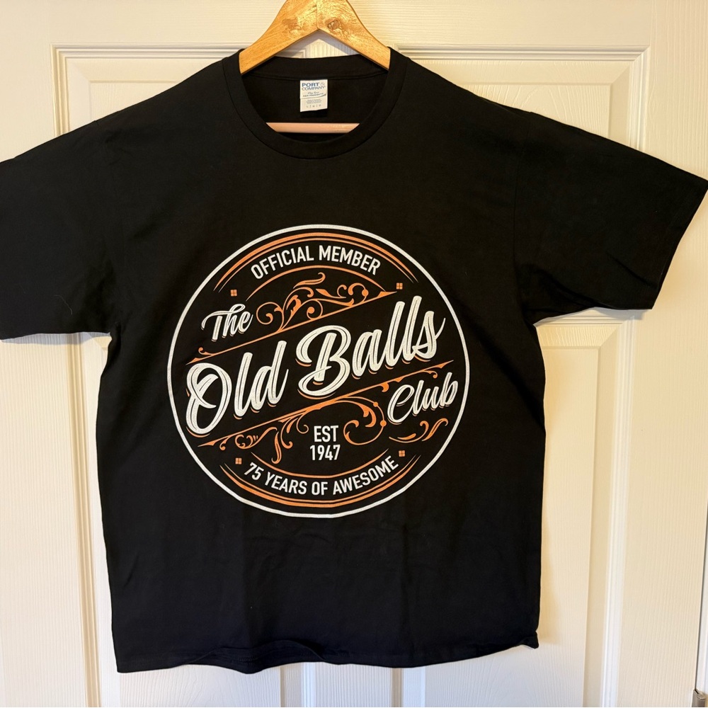 NEW Gildan Black and Orange Short Sleeve Tee